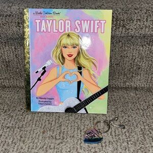 Taylor Swift Golden book and key chain